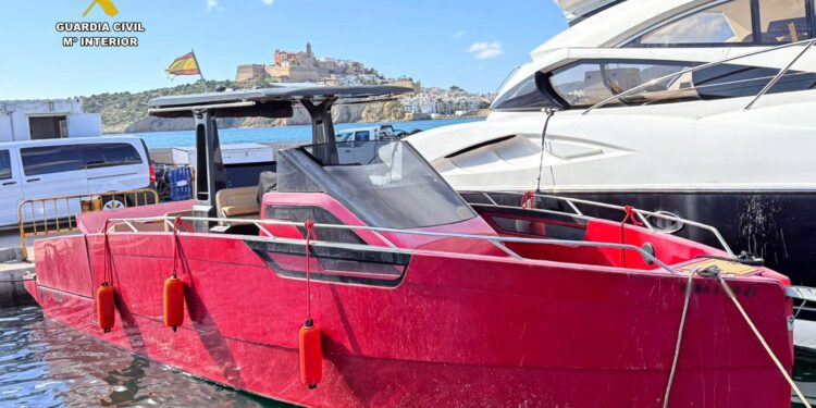 La barca donde se guardaba la cocaína. / OPC