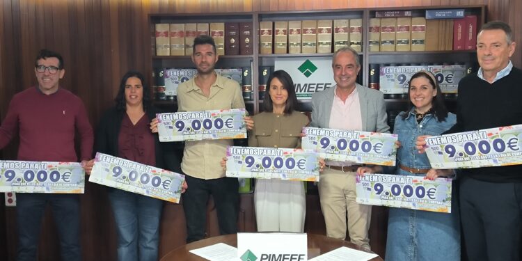 Presentación de la campaña de 9.000 euros de Pimeef.