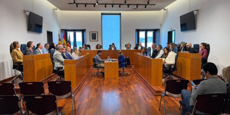 Pleno del Ayuntamiento de Ibiza.