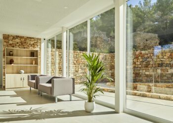 Uno de los espacios del nuevo tanatorio de Santa Eulària.