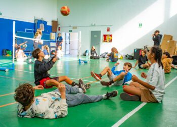 Una de las actividades deportivas adaptadas  que se han desarrollado. / Salvador Sansano