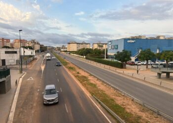 Imagen actual del primer cinturón de Ibiza. / AE