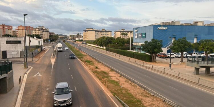 Imagen actual del primer cinturón de Ibiza. / AE