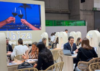 El espacio de Ibiza en la feria que se celebra en Barcelona. / CIE