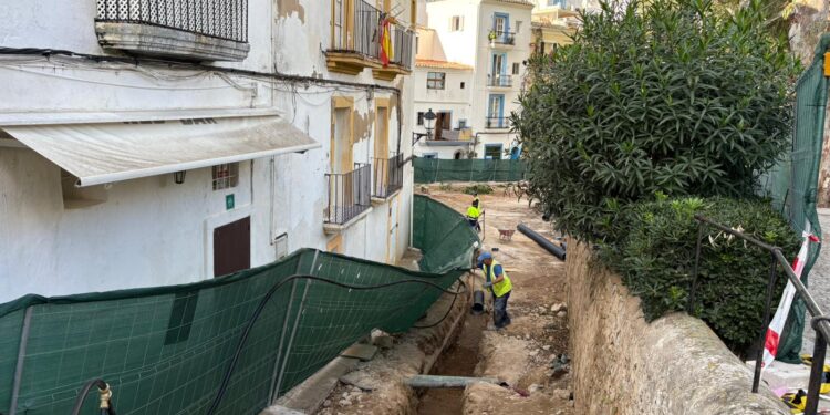 Obras en Dalt Vila