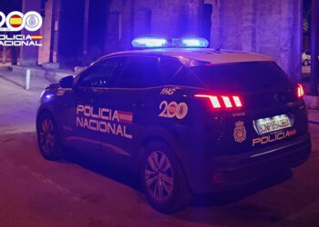 Un vehículo de la Policía Nacional de Ibiza. / PN