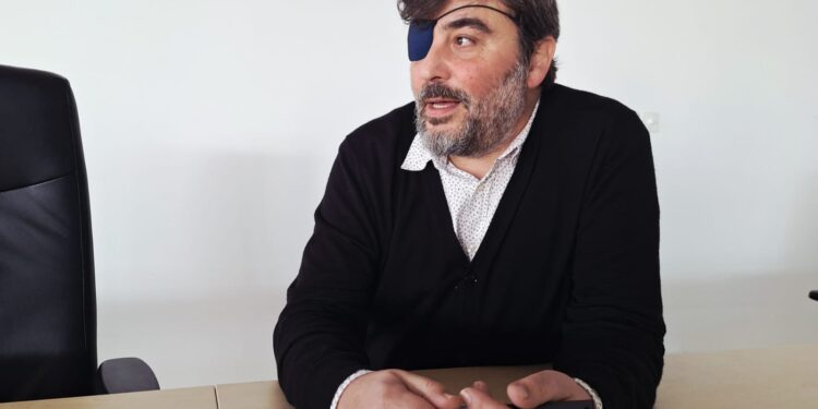 Simón Tur, durante la entrevista. / D.V.