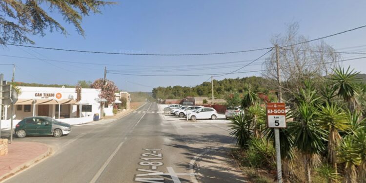 Imagen del cruce de Forada que se va a reformar. / Google Street View