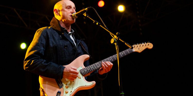 Jorge Martínez de Ilegales, fotografiado en el Sant Pepe Rock de 2019 por Alejandro Iborra Ventura. Foto cedida a Noudiari.es