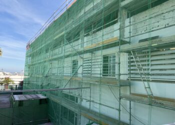 Aspecto que presentan las obras de ampliación. / CAIB