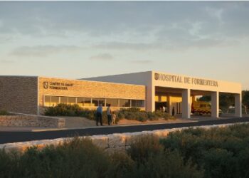Imagen del actual hospital y centro de salud de Formentera. / ASEF