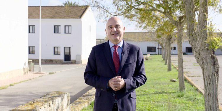 El presidente del Consell de Eivissa, Vicent Marí, durante su discurso navideño. / CIE