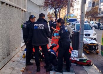 Imagen de la reanimación. / IG Policia Eivissa