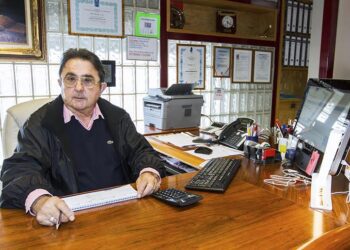 Joan Tur Juan 'Fita', en su despacho, en una imagen de 2016. / Noudiari