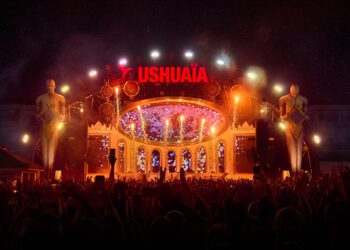 Imagen de la fiesta Tomorrowland en Ushuaïa.