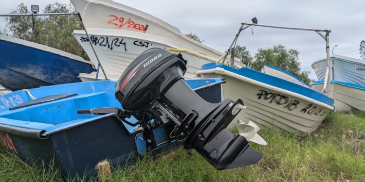 Pateras amontonadas.