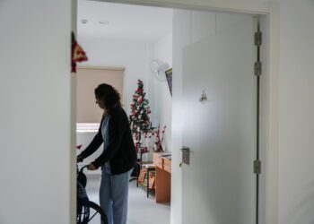 Personal de la residencia de Formentera.