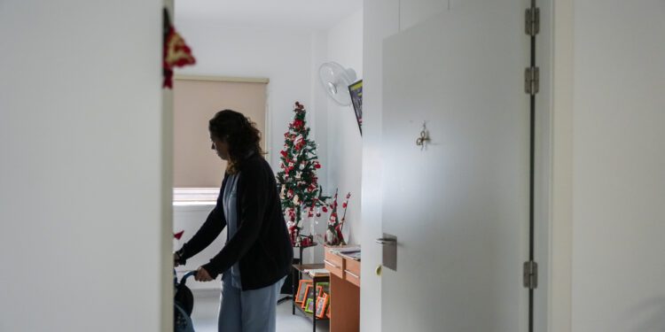 Personal de la residencia de Formentera.