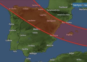 Zonas de España donde mejor se verá el eclipse solar total de 2026, entre ellas Ibiza y Formentera. Imagen de Tiempo & Radar España