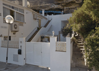 Una imagen de Google Maps de la vivienda afectada.