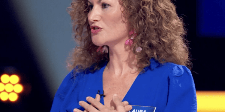 Laura Ferrer pasó muchos nervios pero superó su primer duelo en The Floor, que ayer estrenaba su primera temporada en La1 presentado por Chenoa. Imagen de The Floor RTVE La1