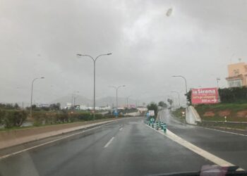 Lluvia en Sant Jordi y cielos encapotados esta mañana de martes.