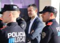 Marcos Serra, alcalde de Sant Antoni, durante un acto de la Policía Local del municipio. Ahora en el punto de mira de la negociación laboral de este cuerpo.