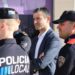 Marcos Serra, alcalde de Sant Antoni, durante un acto de la Policía Local del municipio. Ahora en el punto de mira de la negociación laboral de este cuerpo.