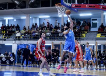 Un instante del encuentro disputado ayer en sa Pedrera