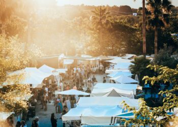 Imagen del mercadillo de Las Dalias