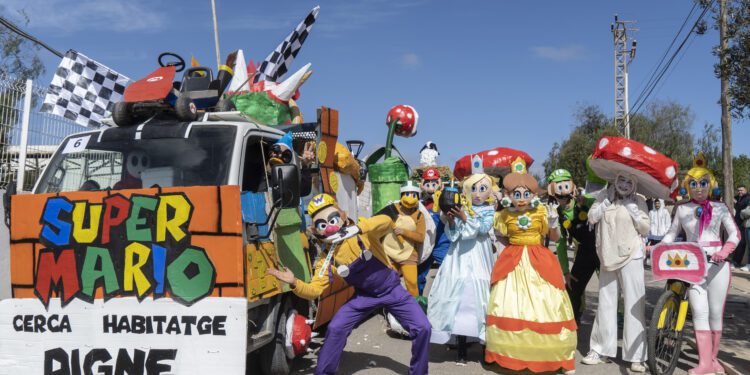 Imagen de una edición anterior de la rúa de Carnaval de Formentera