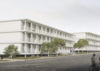 Recreación de cómo serán las nuevas viviendas proyectadas en Can Cantó, Ibiza