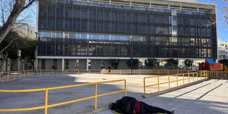 Juzgados de Ibiza, en la plaza conocida popularmente como sa Graduada.