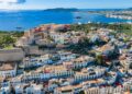 Vista aérea de Dalt Vila, donde se implementan varios proyectos de acceso a la vivienda dentro del plan Eivissa Habita.