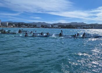 En la imagen, un momento de la prueba