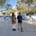La edil de Obras del Ayuntamiento de Ibiza, Blanca Hernández, y el alcalde Rafael Triguero, durante la presentación del proyecto esta mañana. Foto: Ayto. de Ibiza
