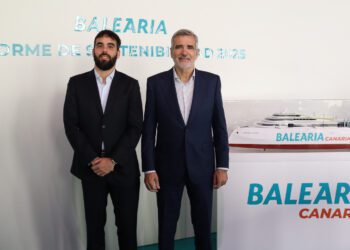 Guilermo Utor, vicepresidente, y Adolfo Utor, presidente de Baleària.