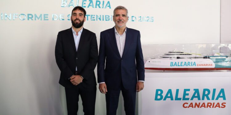 Guilermo Utor, vicepresidente, y Adolfo Utor, presidente de Baleària.