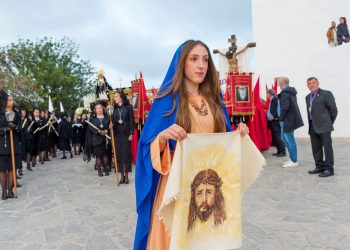 Semana Santa de Santa Eulària, en una imagen de archivo