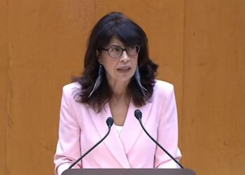 Ana Redondo, en una imagen en el Senado