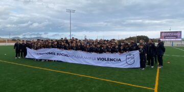 Imagen de la reciente inauguración del estadio de Es Putxet.