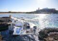 Restos del Helisara que han sido retirados de la costa de Formentera.