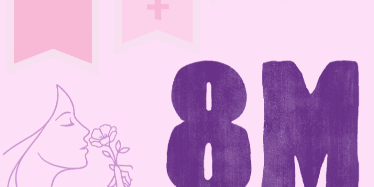 Ilustración parte del programa del 8M para este mes de marzo del Ayuntamiento de Eivissa.