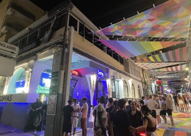 Imagen de la calle Santa Agnès, en Sant Antoni. Foto: AEON