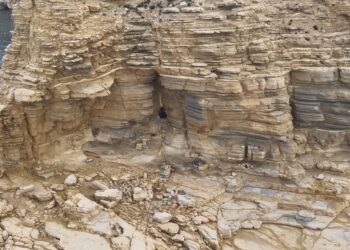 La costa de Punta Galera, ya limpia.