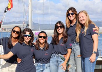 Equipo femenino del Club Náutico Ibiza. Foto: CN