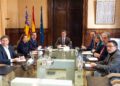 El vicepresidente del Govern, Toni Costa, ha liderado la reunión con las instituciones insulares y municipales. Foto: CAIB