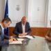 Firma del convenio de la cesión de una parte de la carretera de Santa Agnés a Sant Antoni