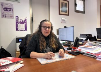 La secretaria general de la Federación de Servicios, Movilidad y Consumo de UGT en las Pitiüses, Guadalupe López.