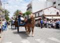 Imagen de un caballo con carro tradicional en las Festes de Maig de Santa Eulària (imagen de archivo).